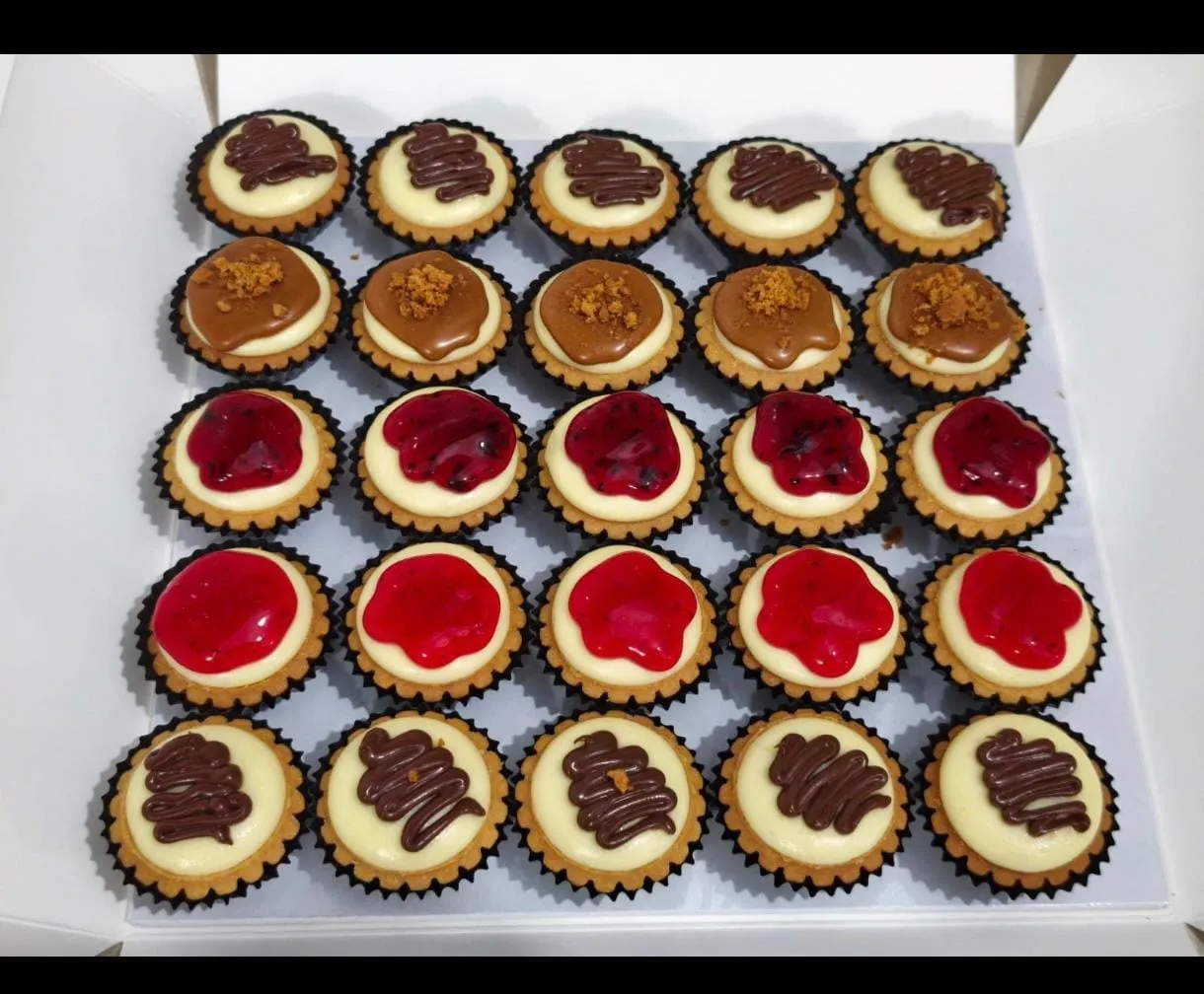 Mini Cheese Tart Mix Flavour 25 pcs